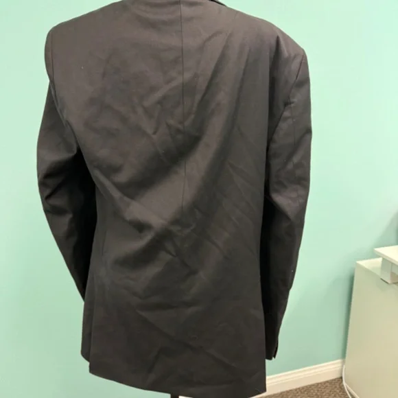 Calvin Klein mens suit jacket size 40L in black - Picture 5 of 8